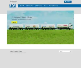 Ugiintl.com(UGI International) Screenshot