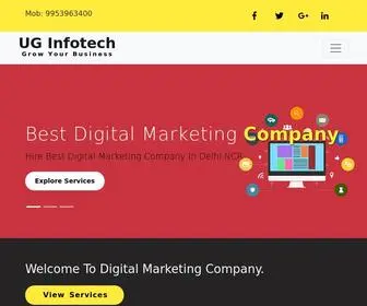 Uginfotech.in(Digital Marketing Company in Faridabad) Screenshot