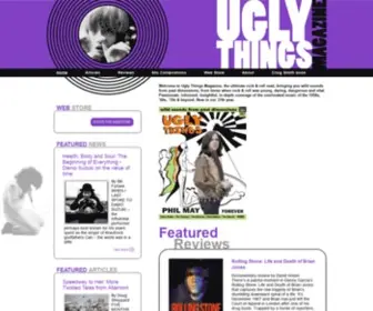 Ugly-Things.com(Wild Sounds from Past Dimensions) Screenshot