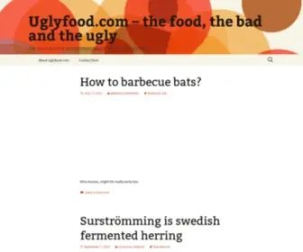 Uglyfood.com(The food) Screenshot