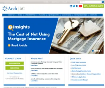 Ugmiguide.com(Discover Arch Mortgage Insurance Company (Arch MI)) Screenshot