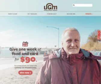 Ugmspokane.org(The Union Gospel Mission) Screenshot