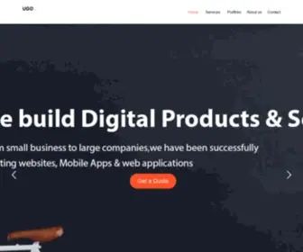 Ugotechnologies.com(Mobile App Development Company Kochi) Screenshot