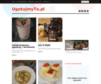 UgotujMyto.pl(Blog kulinarny) Screenshot