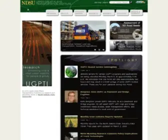 Ugpti.org(The Upper Great Plains Transportation Institute (UGPTI)) Screenshot