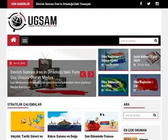 Ugsam.org(Uluslararsı Gözlem ve Stratejik Araştırmalar Merkezi) Screenshot