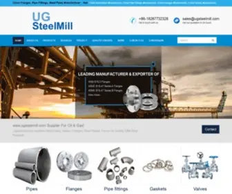 Ugsteelmill.com(China Pipe Fittings Manufacturer) Screenshot