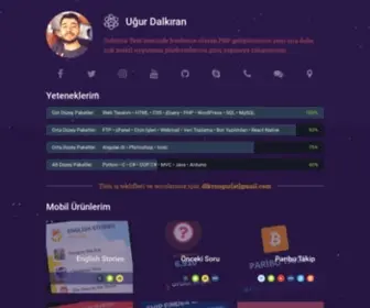 Ugurdalkiran.com(Uğur Dalkıran) Screenshot