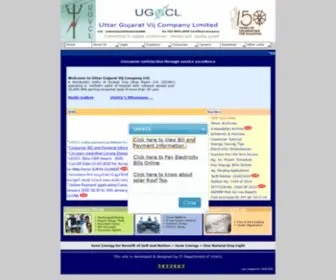 UGVCL.com(UTTAR GUJARAT VIJ COMPANY LTD) Screenshot