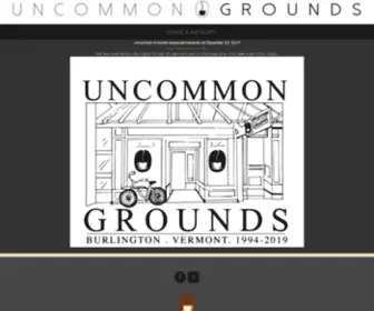 Ugvermont.com(Uncommon Grounds) Screenshot