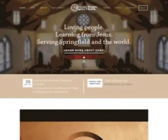 UHBC.org(University Heights Baptist Church) Screenshot