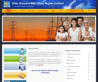 UHBVN.com(Uttar Haryana Bijli Vitran Nigam(UHBVN)) Screenshot