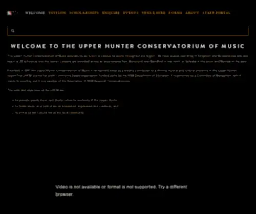 UHCM.com.au(Upper Hunter Conservatorium of Music) Screenshot