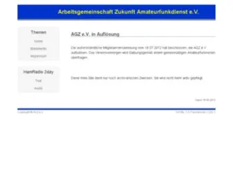 Uhde.com(AGZ e.V) Screenshot