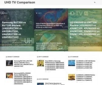 UhdtvComparison.com(UHD TV Comparison) Screenshot