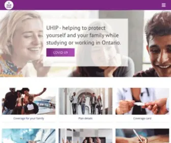 Uhip.ca(Régime d'assurance maladie universitaire) Screenshot