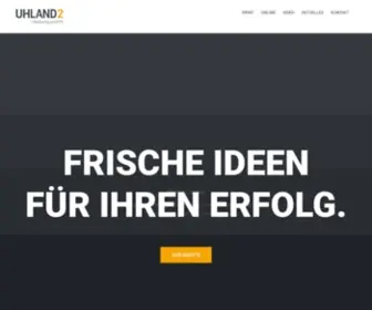 Uhland2.de(UHLAND2 Werbeagentur Tübingen) Screenshot