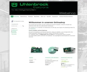 Uhlenbrock-Shop.de(Willkommen bei Uhlenbrock) Screenshot