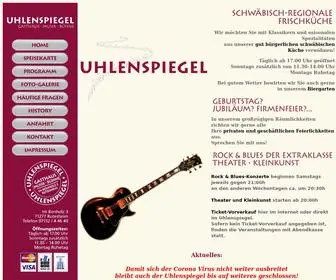 Uhlenspiegel.de(Bühne) Screenshot