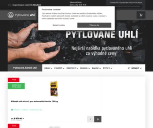 Uhli-PYtlovane.cz(Pytlované) Screenshot