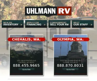 Uhlmannrv.com(Awesome RV Group) Screenshot