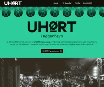 Uhoert.dk(UHØRT Festival) Screenshot