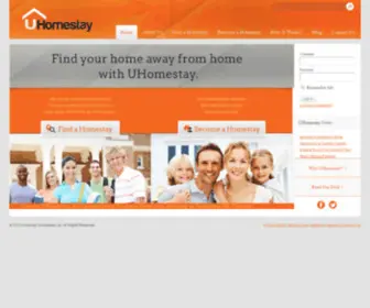Uhomestay.com(uhomestay) Screenshot