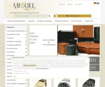 Uhren-Miquel.de(Luxusuhren kaufen verkaufen Rolex Ankauf) Screenshot