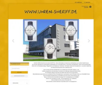 Uhren-Sheriff.de(Online Shop für 24 Stunden Uhren) Screenshot