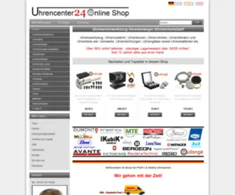 Uhrenbeweger24.de(Uhrenbeweger für Automatikuhren Uhrenwerkzeug Uhrenboxen Online Shop) Screenshot