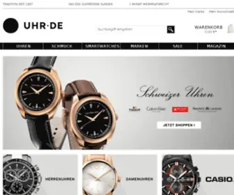 Uhreneltern.de(Uhrenmarken und Damenschmuck im Schmuck online Shop) Screenshot