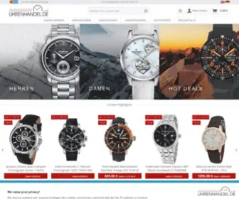Uhrenhandel.de(Neue Uhren online kaufen) Screenshot