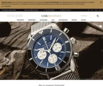 Uhrinstinkt.de(Exklusive Uhrenmarken günstig kaufen) Screenshot
