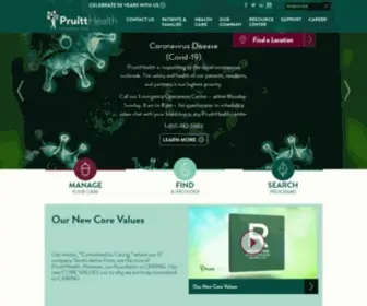 UHS-Pruitt.com(PruittHealth Welcome) Screenshot