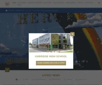 UHS.org.uk(Uxbridge High School) Screenshot