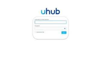 Uhub.biz(Log In) Screenshot