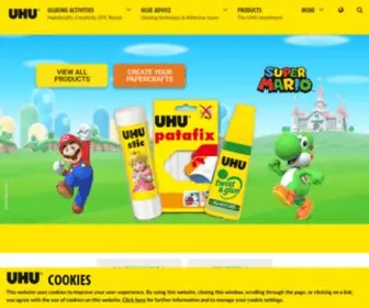 Uhu.com(UHU GmbH & Co) Screenshot