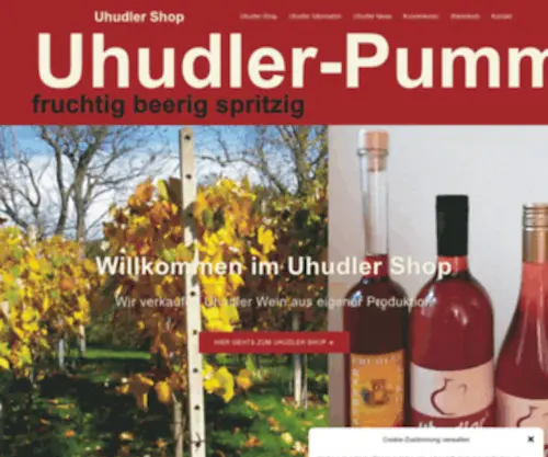 Uhudler-Pummer.at(Uhudler Shop) Screenshot