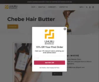 Uhurubotanicals.co.uk(Uhuru Botanicals) Screenshot