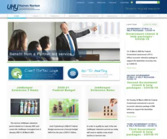 Uhyhnsydney.com.au(UHY Haines Norton) Screenshot