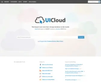 UI-Cloud.com(UICloud collects the best user interface designs and) Screenshot