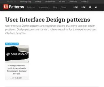 UI-Patterns.com(Software) Screenshot