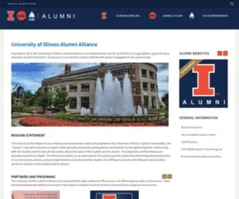 Uiaa.org(University of Illinois Alumni Association) Screenshot