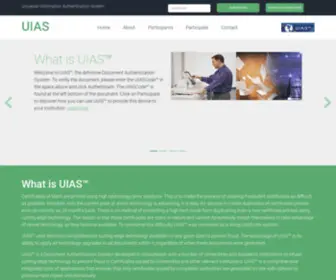 Uias.org(uias) Screenshot