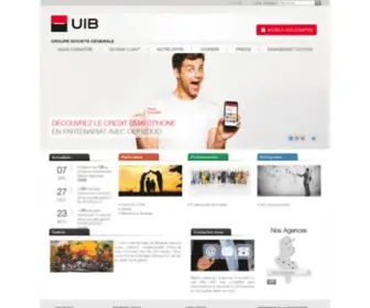 Uib.com.tn(Uib web site) Screenshot