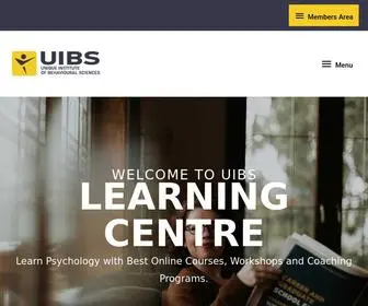 Uibsdel.org(Unique Institute of Behavioural Sciences) Screenshot