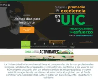 Uic.edu.mx(La Universidad Intercontinental (UIC)) Screenshot