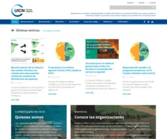 Uicn.es(Comité) Screenshot