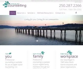 Uics.ca(Upper Island Counselling Services Campbell River) Screenshot