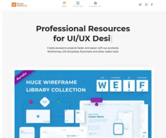 Uidesignresource.com(UI Design Resources) Screenshot